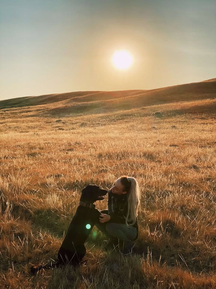 Elderly people with cat pet